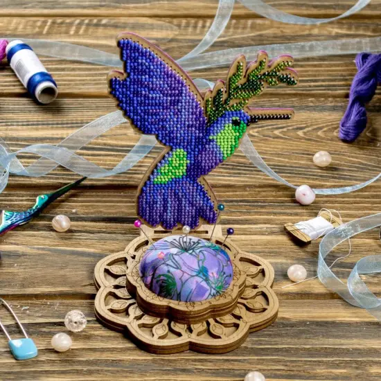 Bead embroidery kit on wood FLK-478 {1}