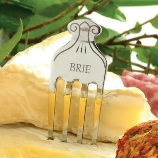 Norpro 6pc Stainless Steel Cheese Markers - Brie Chevre Cheddar Gouda Swiss Bleu {7}