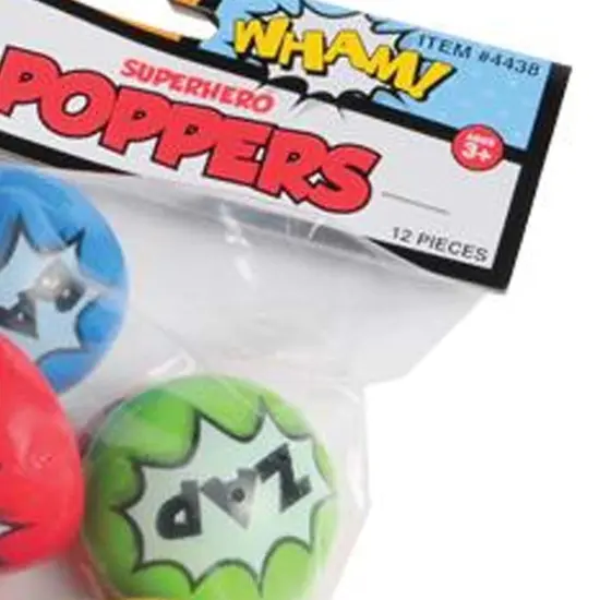 Superhero Poppers Include 12 Units {3}