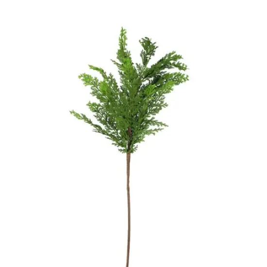 30" Artificial Cedar Spray | Realistic Greenery for Holiday Crafts | Faux Cedar Branch for Wreaths, Garlands, and Home Decor -FG5404 {1}