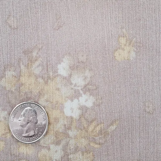 1 Yard Rose Dust Rayon Crinkle Woven Fabric 50/52 Inch Wide Soft and Elegant Drape {1}