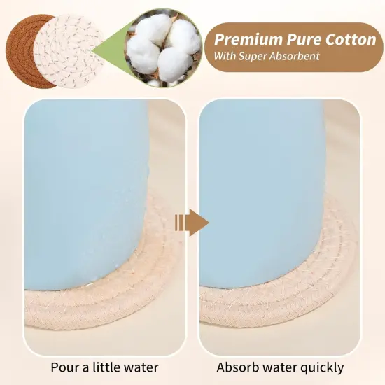 10 Pcs - Minimalist Boho Coasters {4}