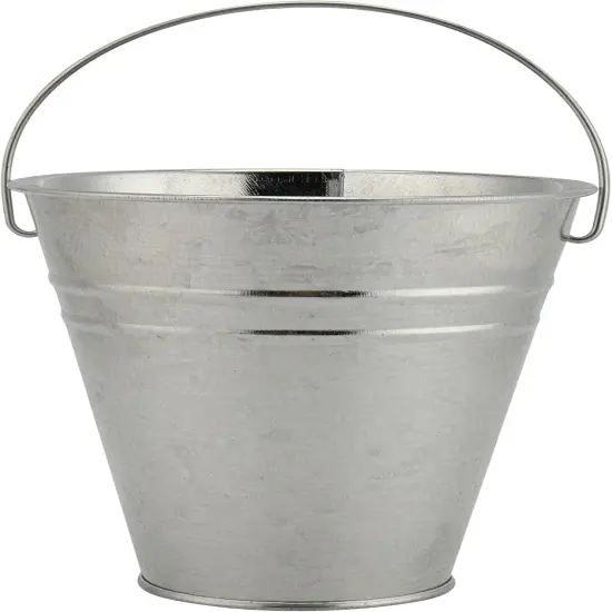 Galvanized Mini Buckets - Tin Pails {4}
