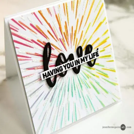 Warp Speed Stencil {3}