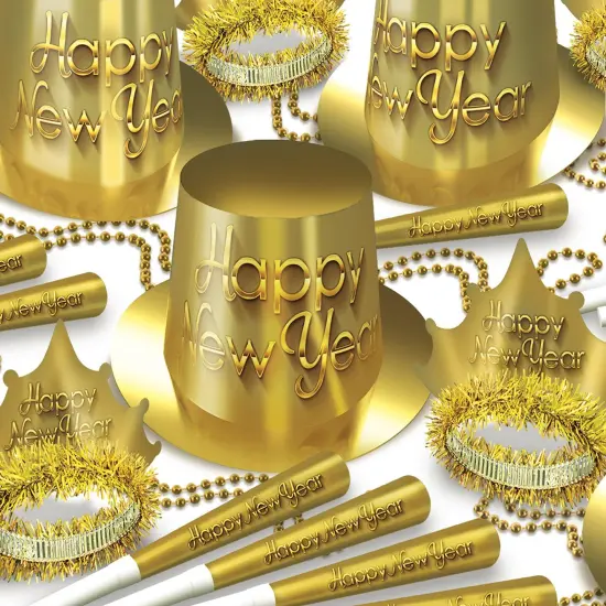 Golden New Year Party Kit for 50 {3}