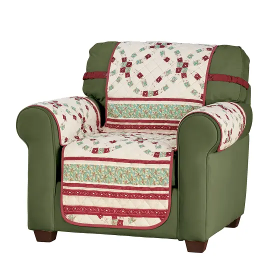 Collections Etc Festive Wedding Ring Design Christmas Furniture Protector {2}