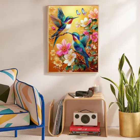 Hummingbird Diamond Art Kits 12x16 Inch {5}