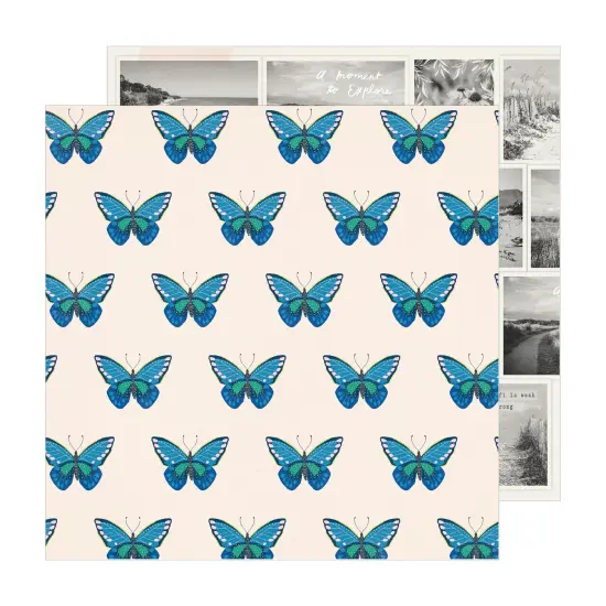 Maggie Holmes Sunny Days Double-Sided Cardstock 12"X12"-Blissful {1}