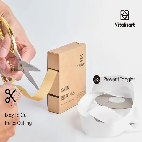 Gold Satin Ribbon - 1" x 25 Yards {5}