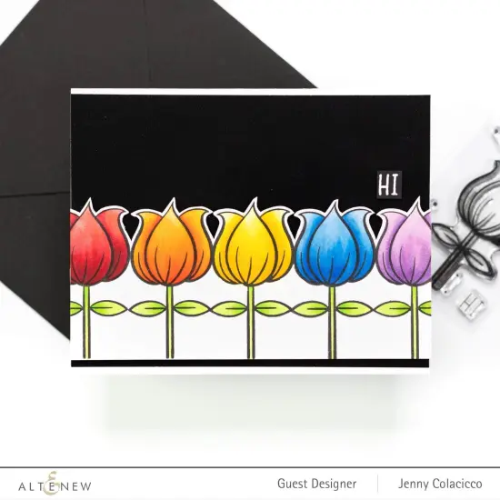 Whimsical Tulip Stamp Set {2}