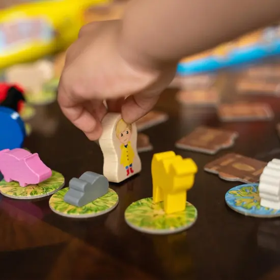 HABA Critter Cruise - Cooperative Noah's Ark Memory Game, Board Game for Kids & Family Night for 3 Year Olds & Up, Made in Germany Multicolor {7}