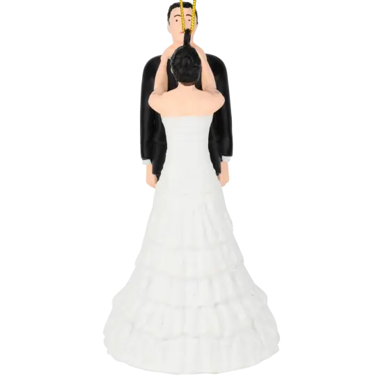Tree Buddees Funny Bride & Groom Marriage Ornament Newlyweds Gift Also Hilarious Wedding Cake Topper {5}