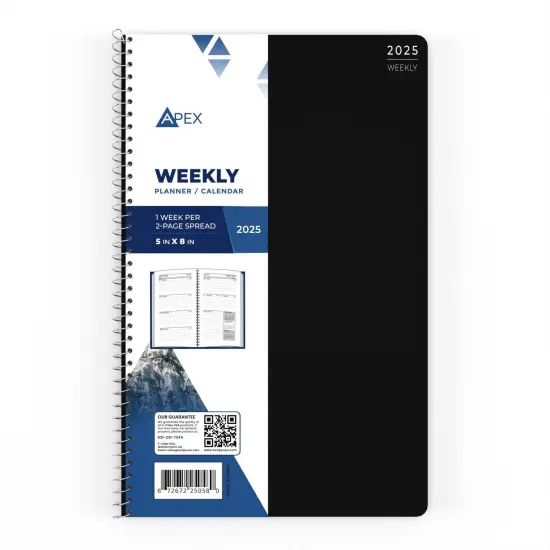 2025 Weekly Planner, 5x8 in, 2-Page Spread &ndash; 48 Units {2}