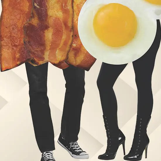 Bacon And Eggs Couples Halloween Costume Set Funny Tunic Fits Most Up To 6ft {4}