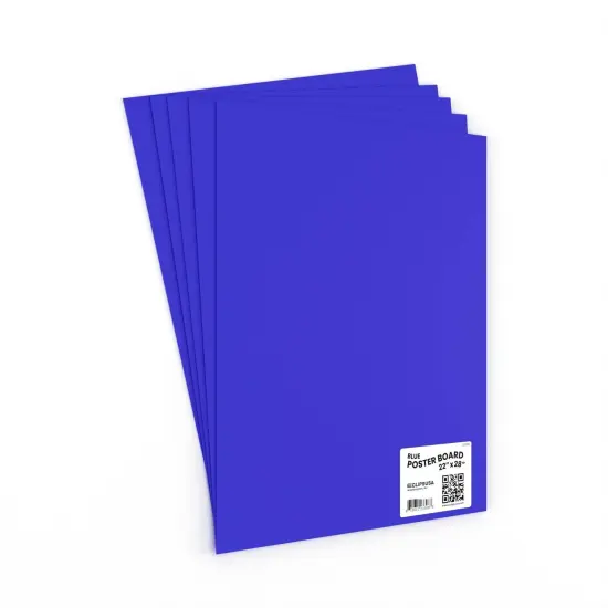 Poster Boards Blue 22x28 in &ndash; Large Size &ndash; 50 Count {3}