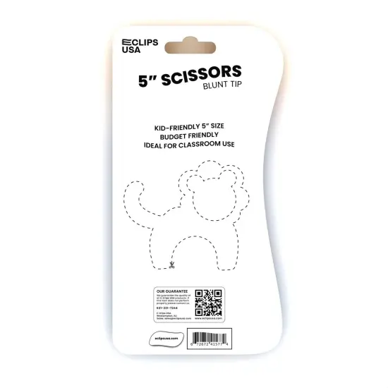 Kids Scissors 5 in Blunt Tip &ndash; 2 Pack &ndash; 48 Sets {4}