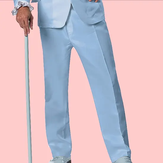 Goofball Blue Adult Costume Tuxedo Set for Halloween and Parties {6}