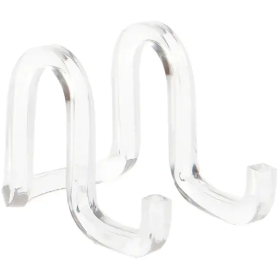 Plymor Clear Acrylic Ribbon-Style Display Easel, 1.875" H x 1.75" W x 2.625" D {2}