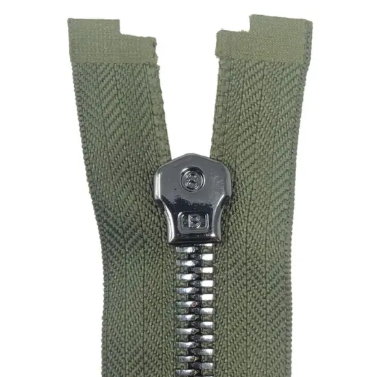 8MM One Way Separating Open Bottom Zipper 28" {4}