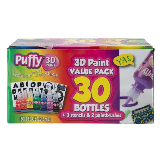 Puffy 3D Paint Value Pack 30 Pack {1}