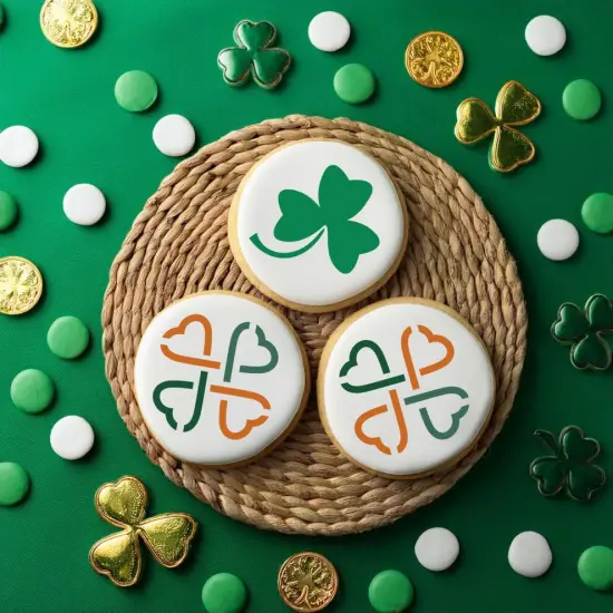 St. Patrick's Day 4 Piece Cookie Stencil Bundle {3}
