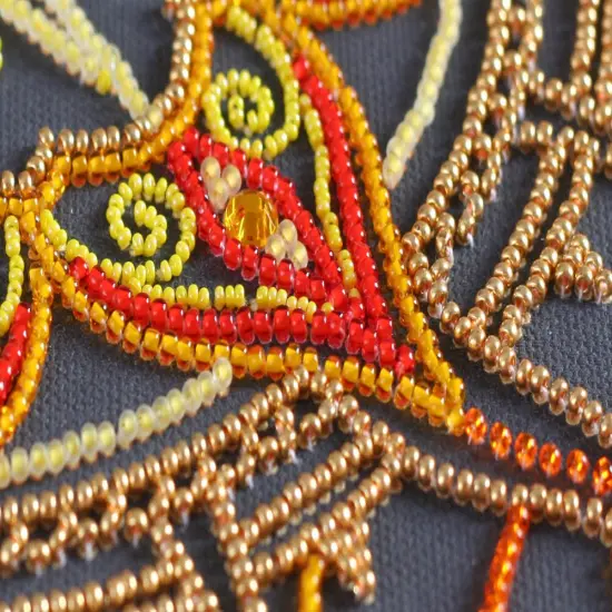 Bead Embroidery Kit - Sunny pattern {6}