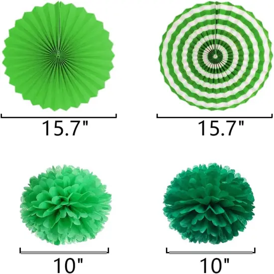 40ct St. Patrick's Day Decorations Kit, Hanging Swirls, Banner, Shamrock Garlands for St. Patrick's Day Decor, St. Patrick's Day Party Favor {5}