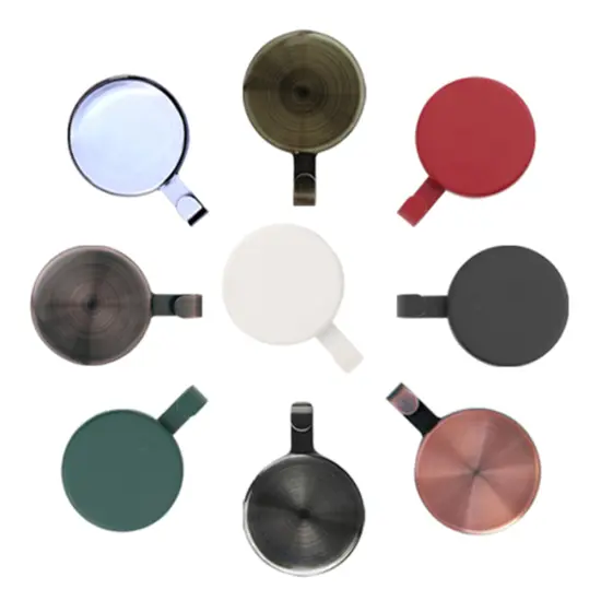 Haute Decor Attract&reg; Magnetic Hanger, 1 Pack - Strong Magnet Hook for Metal Doors and Surfaces Nickel {7}