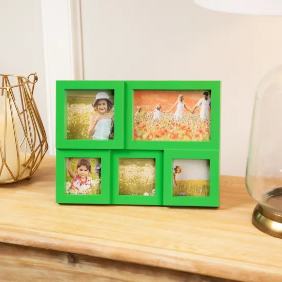 Northlight Multi-Sized Puzzled Collage Picture Frame - 11.5" - Green {1}