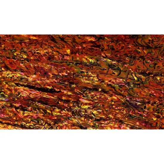 Shell Veneer, 5.5 x 9.5 inches | WMOP, BMOP, Abalone | Includes 3M Adhesive Sheet for Application, Great for Inlay Projects Copper Red {1}