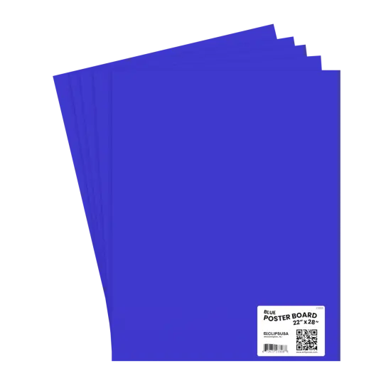 Poster Boards Blue 22x28 in &ndash; Large Size &ndash; 50 Count {1}