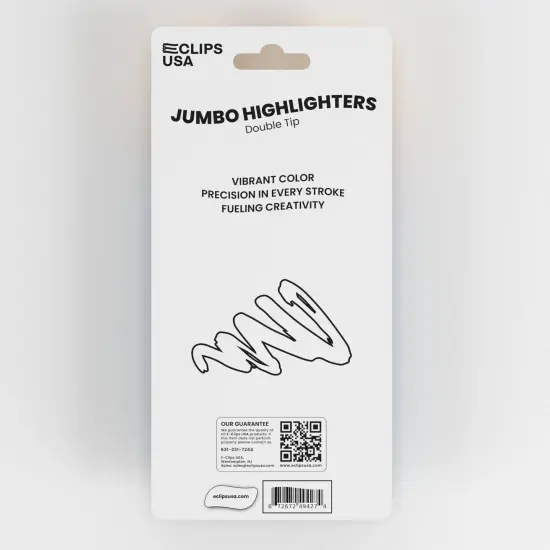 Jumbo Highlighters Double-Tip Fine &ndash; 3 Pack &ndash; 36 Sets {4}