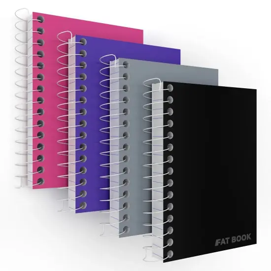 Fat Spiral Notebook - 5.5" x 4" - 200 Sheets - 48 Units {2}