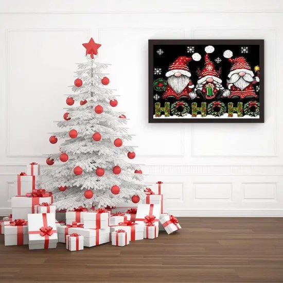 Christmas Paint with Diamonds Gem Art {5}