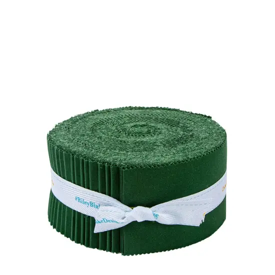 Confetti Cotton 2.5" Strip Roll (Jelly Roll / Rolie Polie) in Christmas Green byfor Riley Blake (RP-120-CHRISTMAS-40) {1}