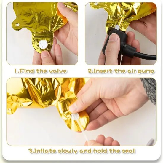 Gold Star Balloons Foil Graduation Mylar Balloons(gold) {3}