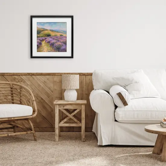 Stupell Industries Lavender Field Hills Framed Print Under Glass, design by LSR Creative Studio {2}