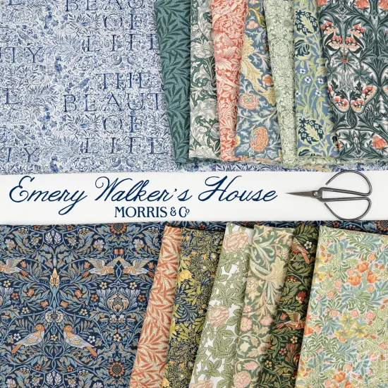Rose and Thistle in Madder (pwwm112.madder) | Emery Walker's House | The Original Morris & Co | Free Spirit {2}