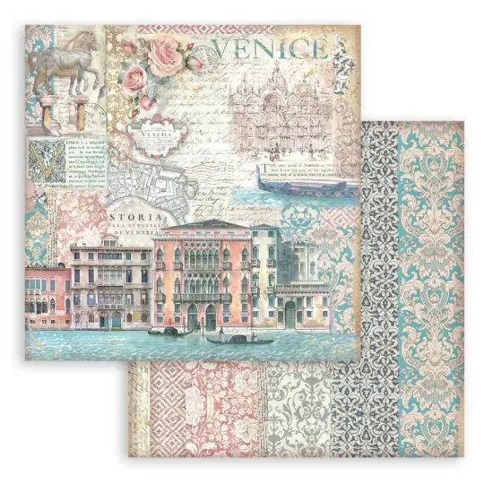 Stamperia Scrapbooking Pad 12"x12" 10/Pkg-Venice City of Art {4}