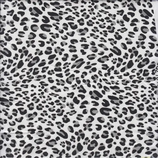 1 Yard Grey Animal Shiny Satin Fabric Lightweight 57/58 Inches Wide GREY {3}