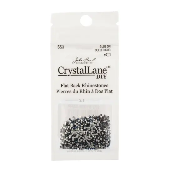 Crystal Lane DIY SS3 Glass Flatback Rhinestones, 1440pcs Montana {3}