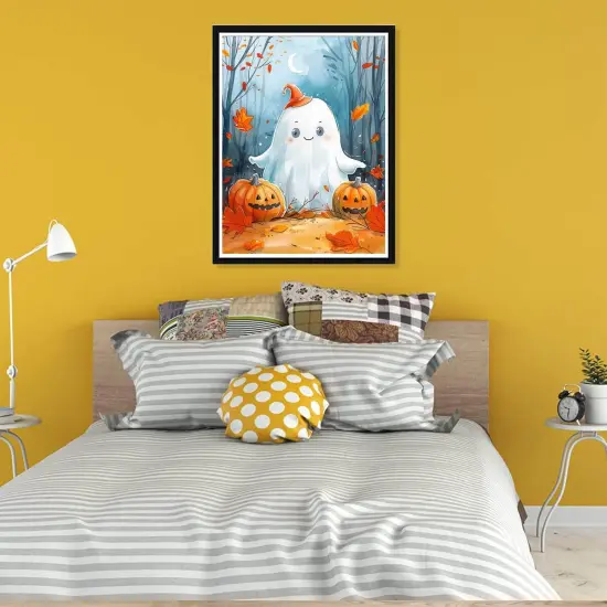 5D Diamond Art Kits for Adults Halloween Ghost {4}