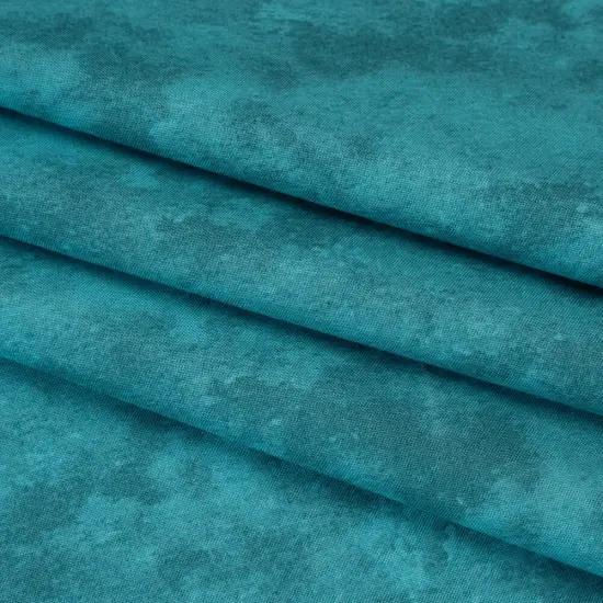 1 Yard Teal Toscana Quilting Cotton Fabric Lightweight Durable Abstract Print 44 inch Width {4}