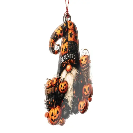 Gnomes gifts, Gnomes gifts for women, Halloween gnome outdoor, Hanging halloween decorations, Funny Christmas Gnome ornament {4}