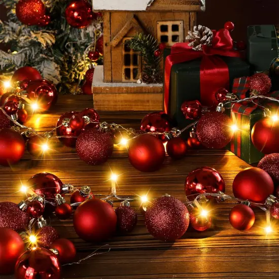 6 Ft Christmas Bulb Ball Garland {3}