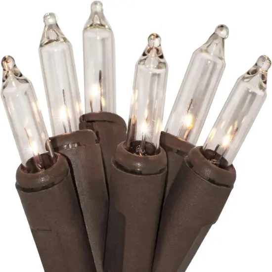 20 Clear Mini Christmas String Lights - 6 FT {1}