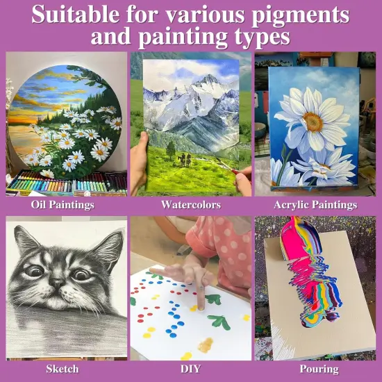 Primed Blank Canvas for Oil {4}