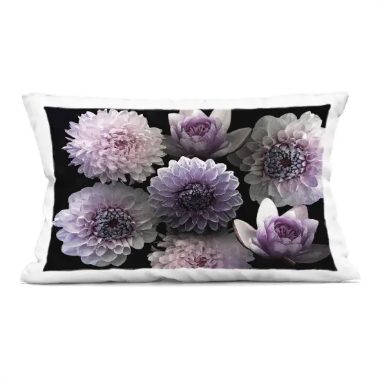 Stupell Industries Moody Bouquet Flower Photography Indoor Pillow, 14 x 7 x 20 {1}