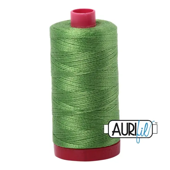 Grass Green (1114) | 12wt Large Spool (325M / 356Y) | Aurifil Thread {1}
