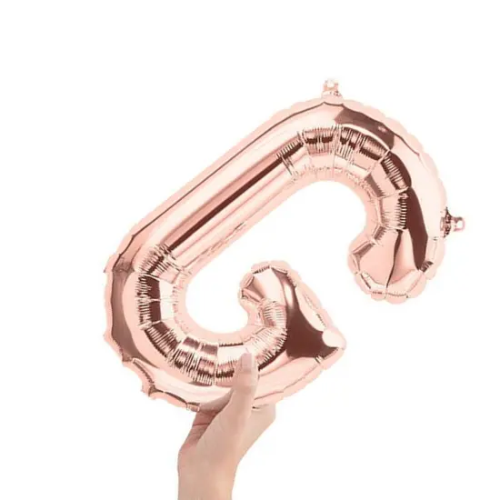 NorthStar Balloons&reg; 16 Inch Letter G Rose Gold Air Fill Only {4}